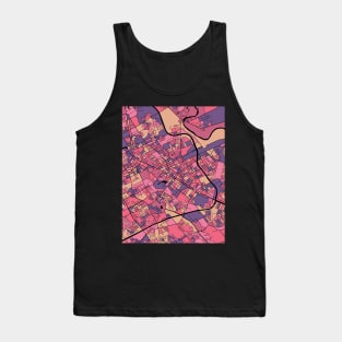 Kitchener Map Pattern in Purple & Pink Tank Top